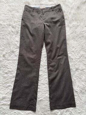 Banana Republic Herringbone Taupe Dress Pants